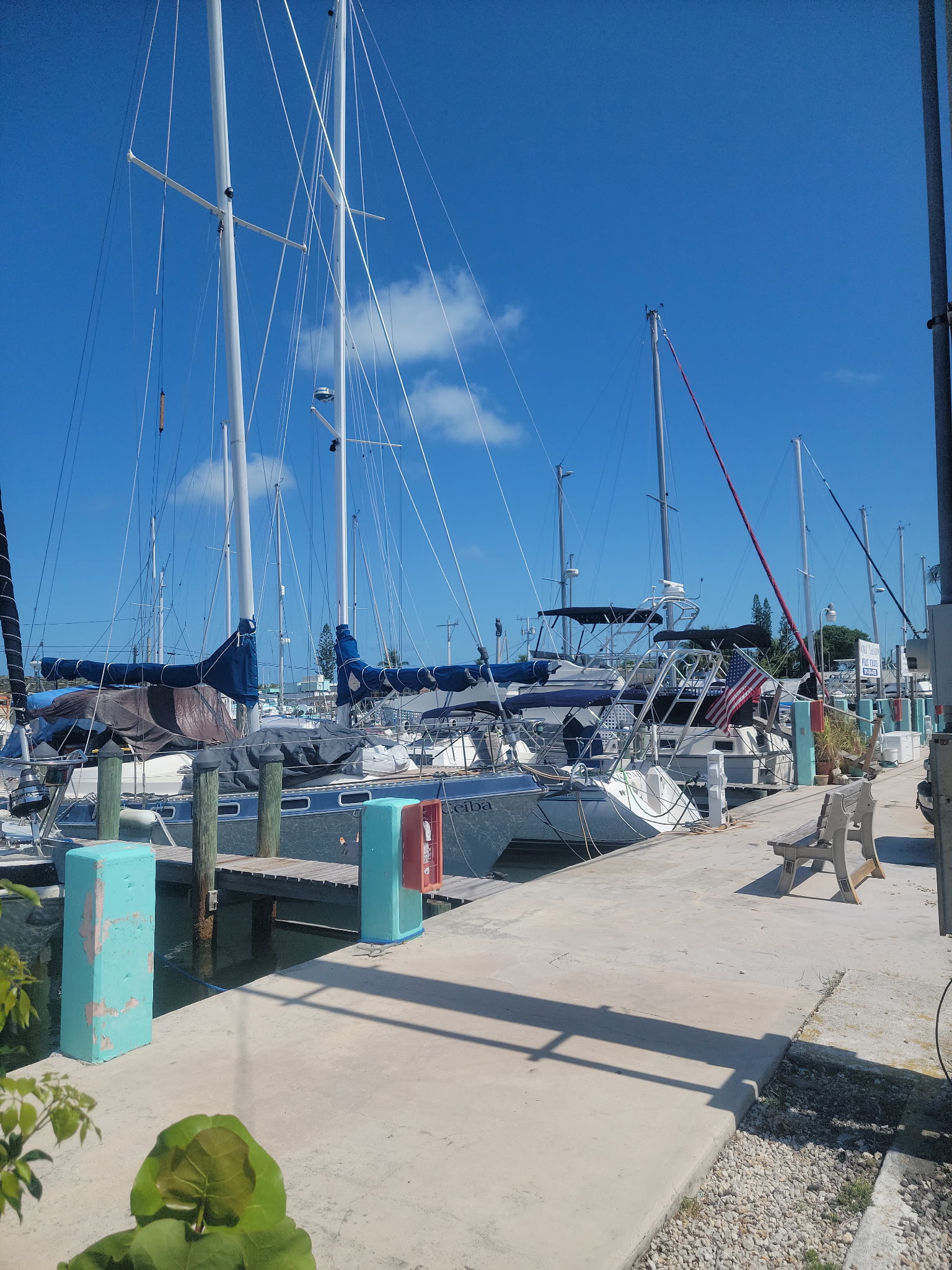 Boat slots available for rental.